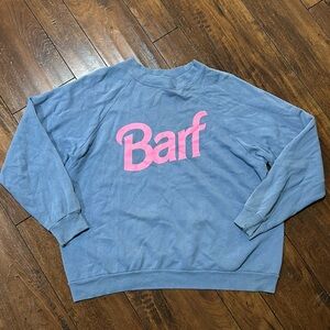 Vintage Barf Barbie Spoof Crewneck Sweatshirt Size Large